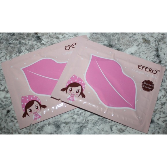 2 Pieces Collagen Lip Mask Gel Moisturizing Essence Anti-wrinkle Nourish NIP - Picture 1 of 3
